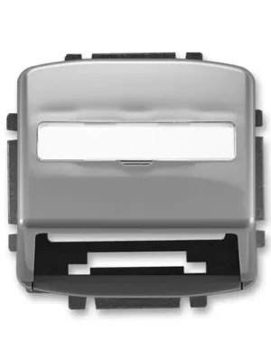 ABB 5014A-A100 S2 Tango® Kryt zásuvky komunikační s popisovým polem, kouřová šedá Cenově Výhodný