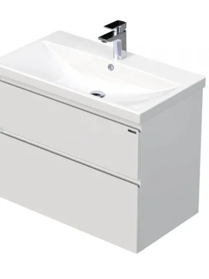 Značkový MATY 90 cm bílá se jednou zásuvkou s umyvadlem ELITE (A0536)