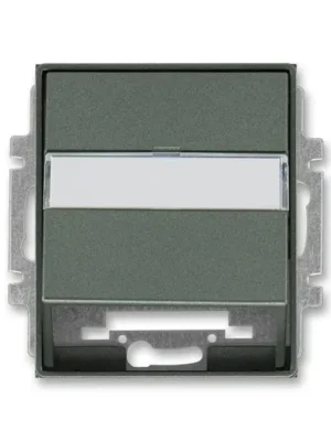 ABB 5014E-A00100 34 Time®, Time® Arbo Kryt zásuvky komunikační s popisovým polem, antracitová Nejprodávanější