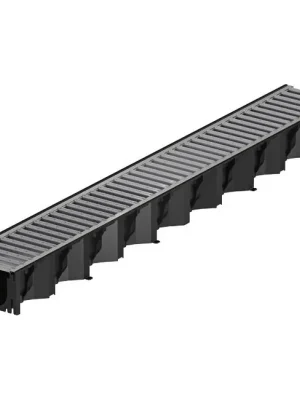 ACO HexaSelf žlab černý 100cm, ZN můstk.rošt, PP Akční Cena