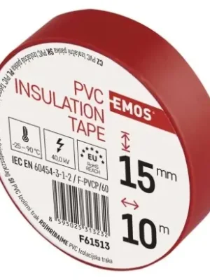Páska izolační 15 mm/10 m červená Speciální Cena