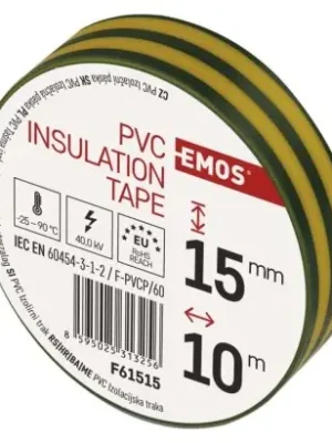 Objednat Nyní Páska izolační 15 mm/10 m zelenožlutá
