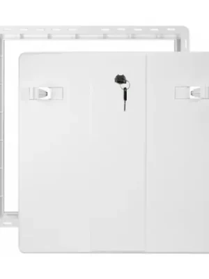 HACO 122 | RD 500x500 | b&iacute;l&aacute; | revizn&iacute; dv&iacute;řka | Z&Aacute;MEK Akční Cena