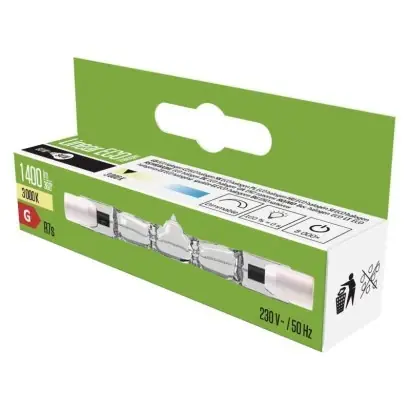 Žárovka lineární halogenová Emos J78 80 W R7s teplá bílá Finální Výprodej