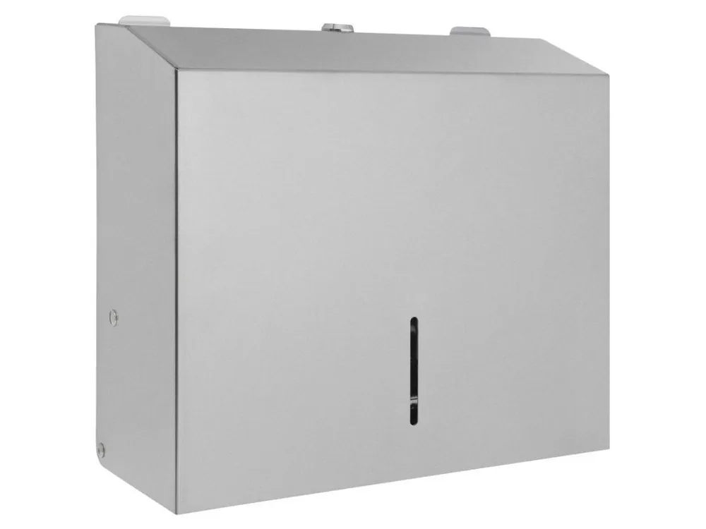 Značkový Zásobník na papírové ručníky 270x265x115mm, nerez mat