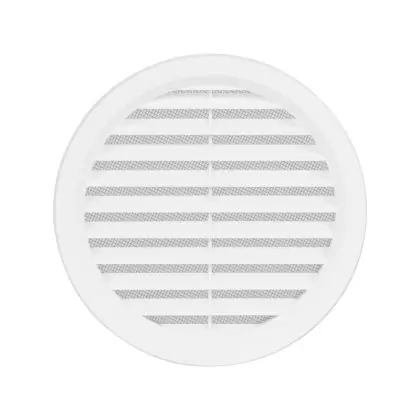 Výhodná Nabídka Větrací mřížka kruhová se síťovinou bílá 140 mm