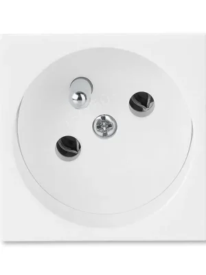 ABB 5525N-C02347 B Profil 45 Zásuvka 45x45 s ochranným kolíkem, bílá (RAL 9010) Levný