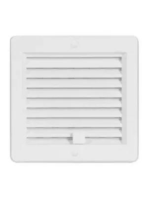 Větrací mřížka s rámečkem uzavíratelná bílá 150 x 150 mm Vrácení Zdarma