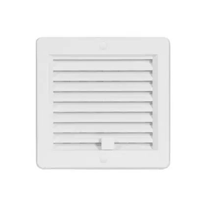 Větrací mřížka s rámečkem uzavíratelná bílá 150 x 150 mm Vrácení Zdarma