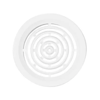 Finální Výprodej Větrací mřížka kruhová bílá 50 mm (4 ks)