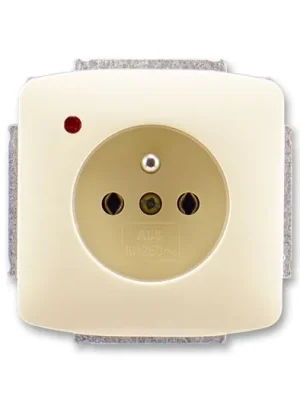 ABB 5598A-A2349 C Tango® Zásuvka jednonásobná s ochranným kolíkem, s ochranou před přepětím, slonová kost Nízká Cena