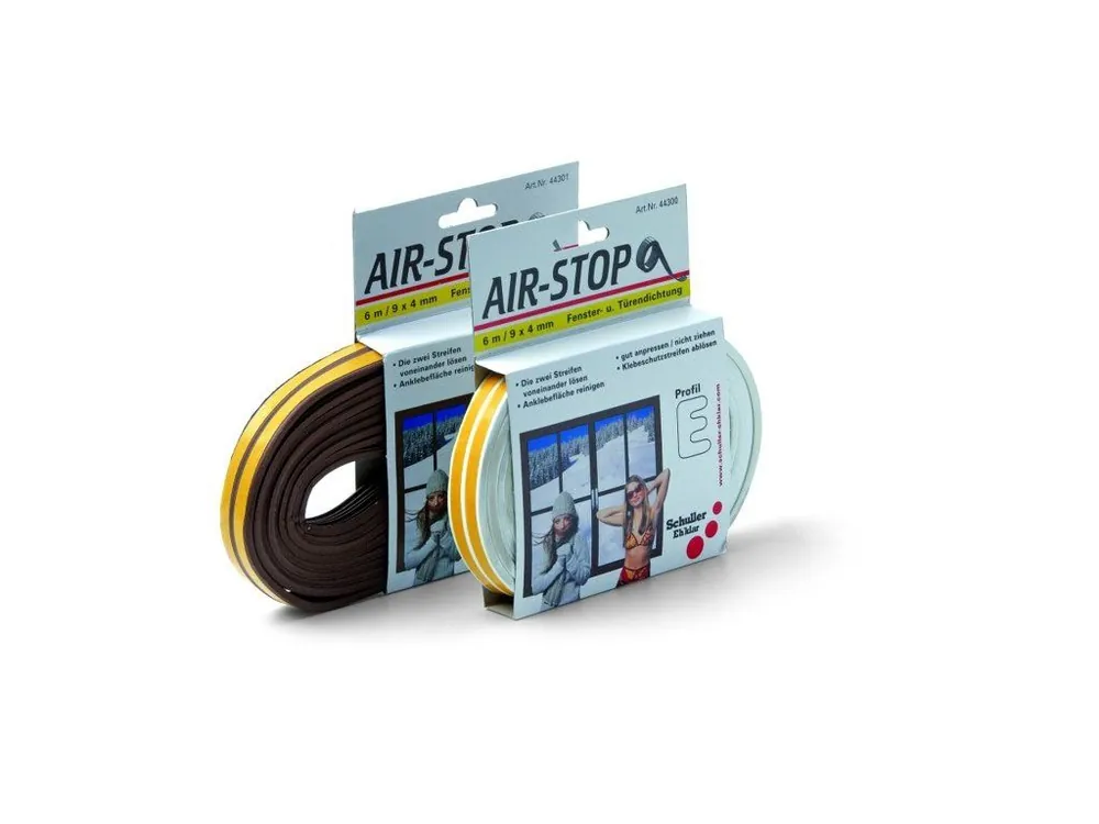 AIR-STOP těsnění do oken a dveří E profil Vysoce Kvalitní