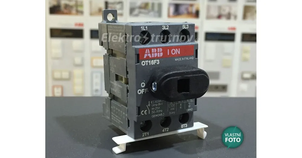 ABB OT16F3 vypínač na DIN lištu /1SCA104811R1001/ Hit Sezóny