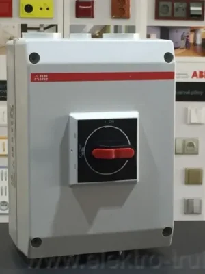 ABB OTP25B3M průmyslový vypínač černá páčka3F 25A 0-1 IP65 /1SCA022383R2640/ Cenová Bomba