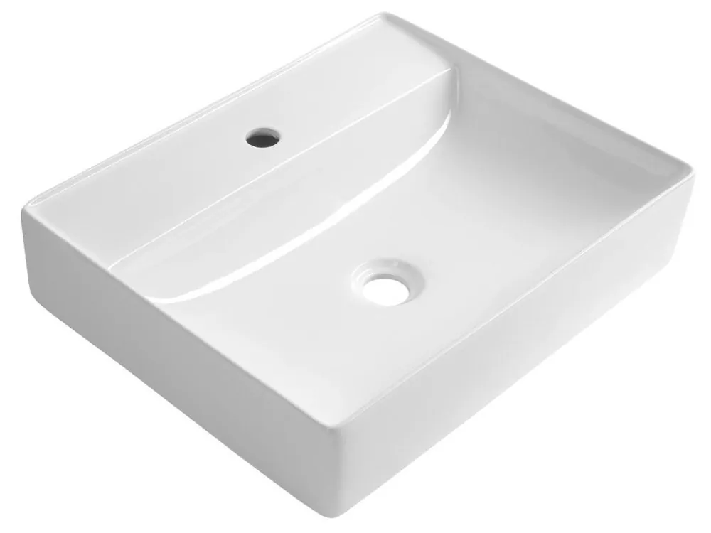 Akce Aqualine CALLIS keramické umyvadlo na desku 52x42cm, bílá NP372