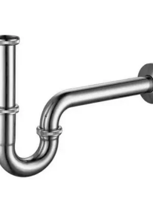 MEREO | Umyvadlov&yacute; sifon kulat&yacute; U | 5/4"x o 32 mm | celokovov&yacute; | chromovan&yacute; Pouze Dnes