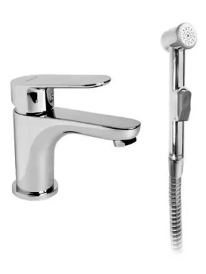 Dokud Zásoby Vydrží MEREO | VIANA | umyvadlov&aacute; baterie | stoj&aacute;nkov&aacute; |  bez v&yacute;pusti |  s bidetovou sprchou