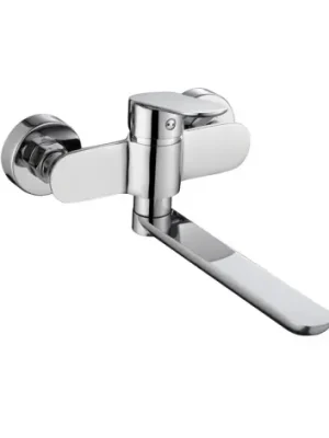 Hit Sezóny MEREO | VIANA | dřezov&aacute; baterie | n&aacute;stěnn&aacute; |  150 mm s ram&iacute;nkem ploch&yacute;m rovn&yacute;m 200 mm