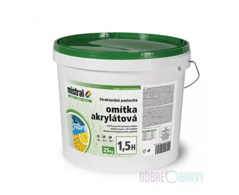 Novinka MISTRAL omítka akrylátová 2,0mm H TB 25kg