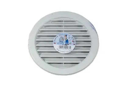 Jen Po Omezenou Doba Mřížka ventilační PVC kulatá bílá D157/190
