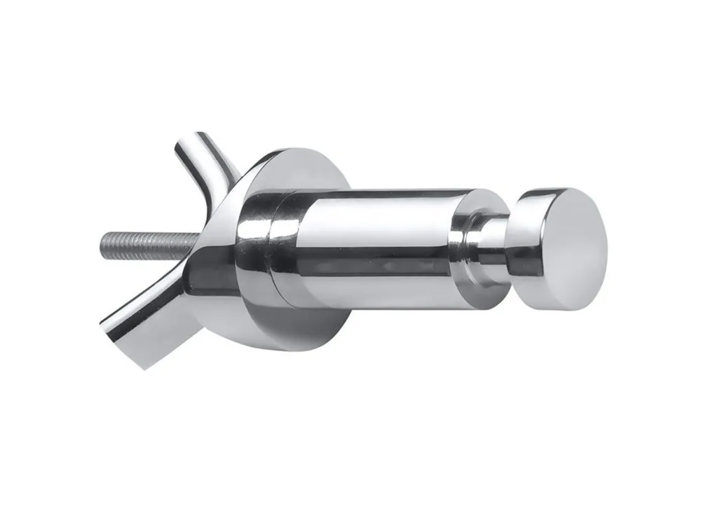 Značkový Háček na otopné těleso, chrom