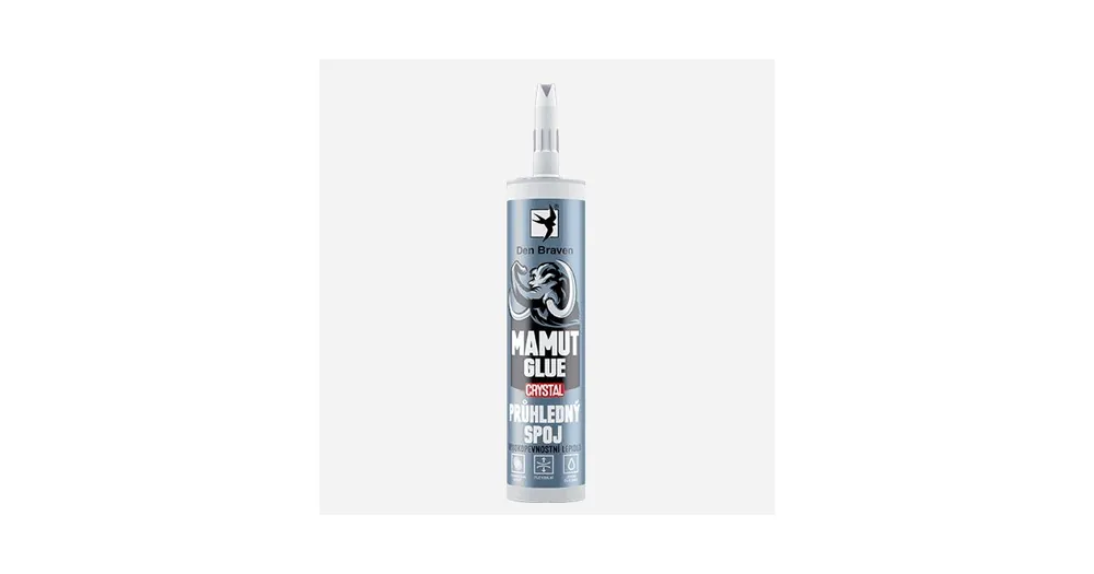 Den Braven MAMUT GLUE Crystal 290 ml transparentní Zlevněný