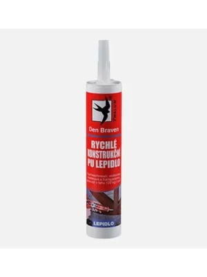 Vrácení Zdarma Den Braven - Rychlé konstrukční PU lepidlo, kartuše 300 ml