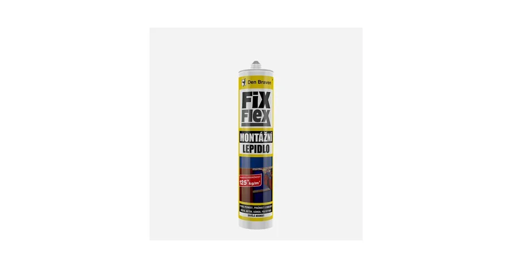 Den Braven - Montážní lepidlo FIX FLEX, kartuše 310 ml Super Cena