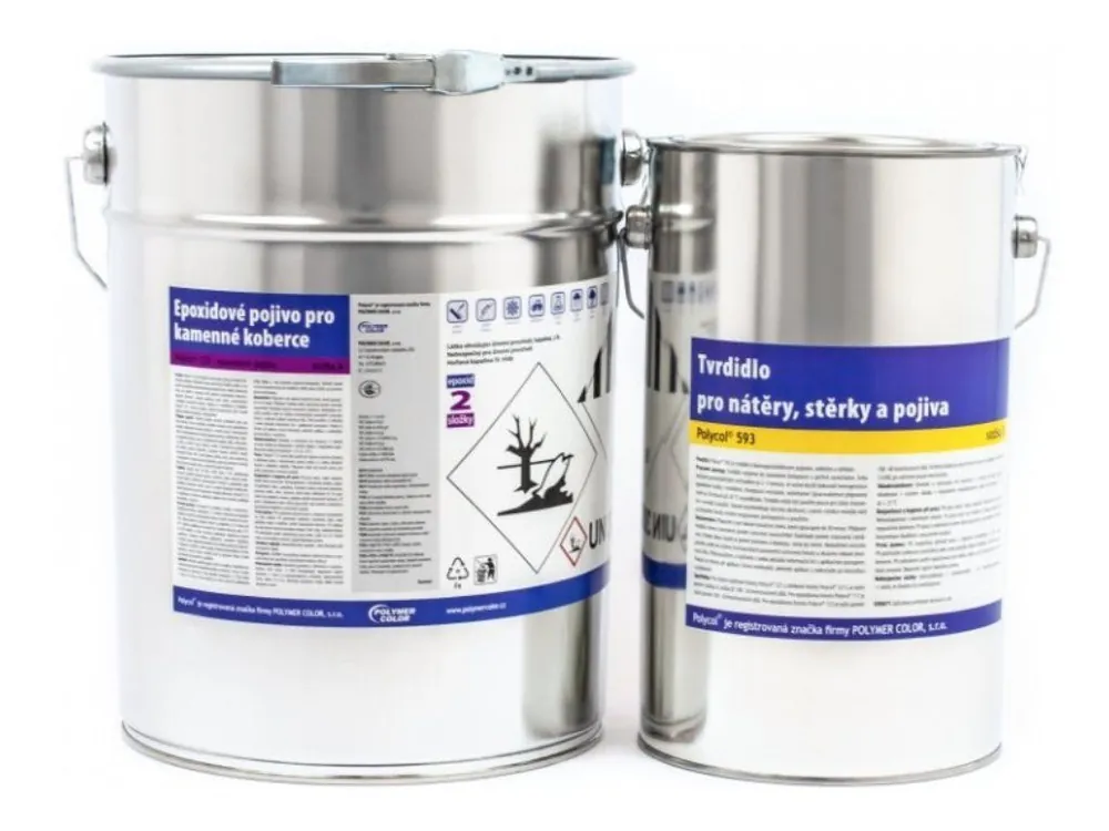 POLYCOL® 123-593 epoxidová pryskyřice pro štěrky a kamenné koberce, sada 1 kg Výhodná Nabídka