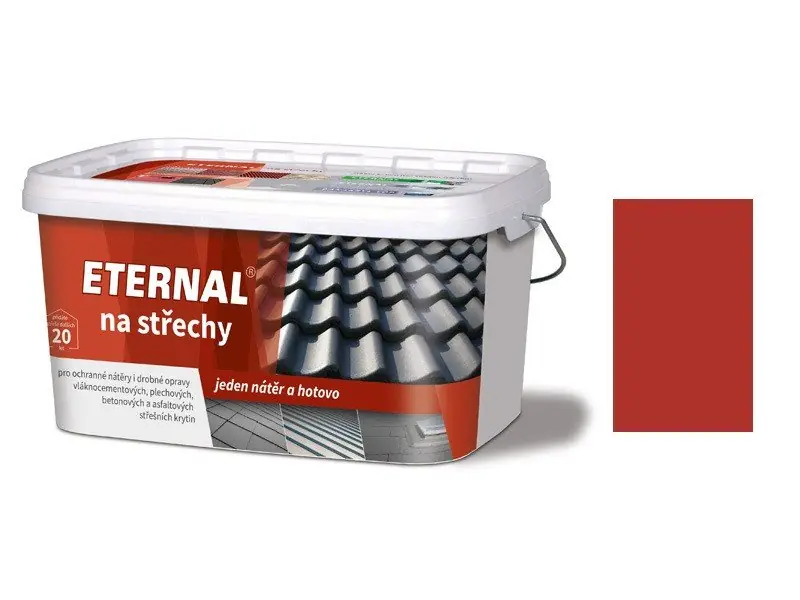 BaL ETERNAL na střechy 307 červenohnědý 10kg Nízká Cena