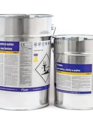 Sleva POLYCOL® 321-593 epoxidový silnovrstvý nátěr, sada 26 kg, RAL 5002