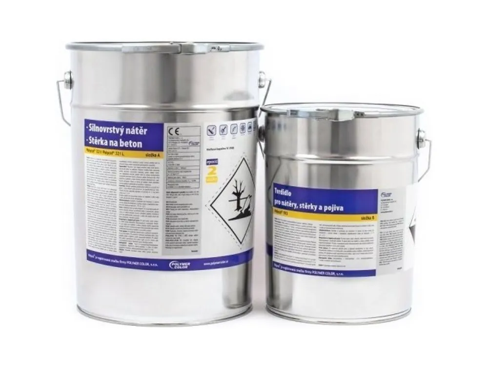 Sleva POLYCOL® 321-593 epoxidový silnovrstvý nátěr, sada 26 kg, RAL 5002