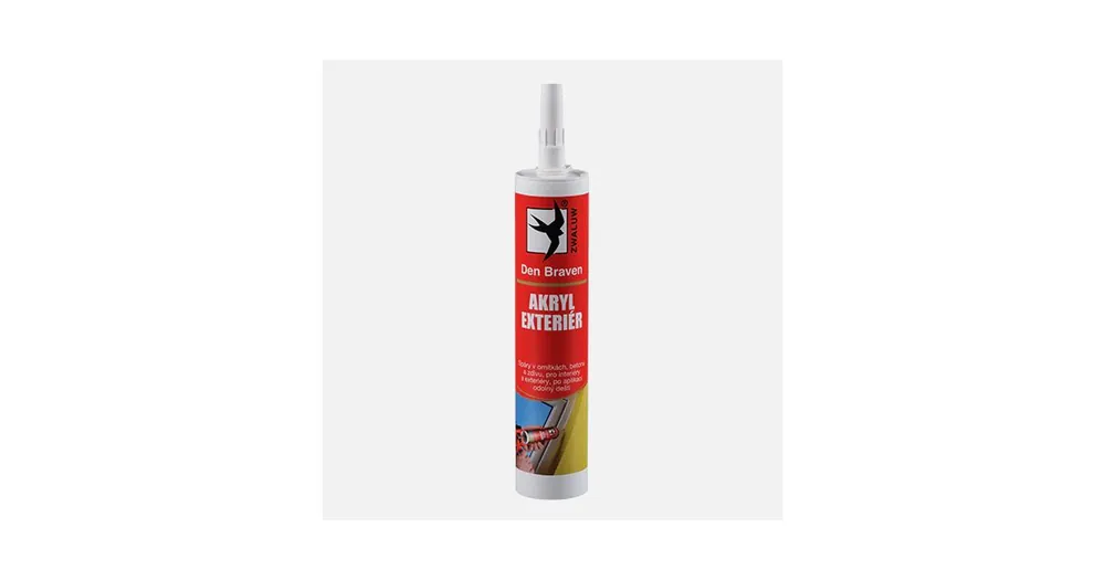 Den Braven - Akryl Exteriér, kartuše 310 ml, bílá Tovární Cena