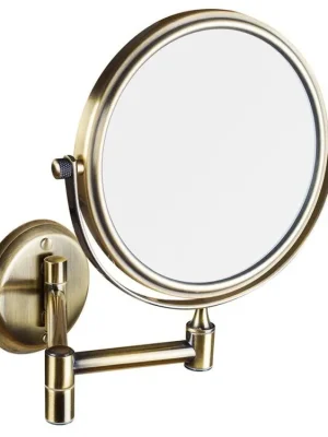 Nová Kolekce Kosmetické zrcátko zvětšovací, oboustranné, bronz