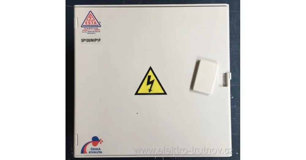 Značkový Esta rozvodnice přípojková SP100/NVP1P VPS-0062 (do zdi)