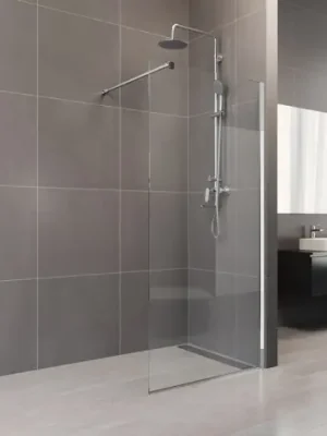 MEREO | NOVEA |  sprchov&aacute; stěna Walk in 80 x 200 cm |  sklo 8mm |  li&scaron;ta ke stěně |  1 upe Akční Nabídka