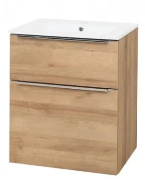 MEREO | MAILO |  koupelnov&aacute; skř&iacute;ňka s keramick&yacute;m umyvadlem |  610x720x476 mm |  spodn&iacute; | Cenově Výhodný