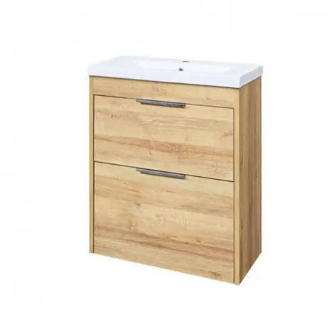 MEREO | VIGO | koupelnov&aacute; skř&iacute;ňka s keramick&yacute;m umyvadlem |  610x718x395 mm |  spodn&iacute; |  du Nová Kolekce