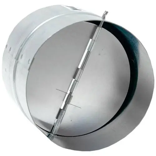 Aktuální Klapka zpětná kovová Haco ZKK 125