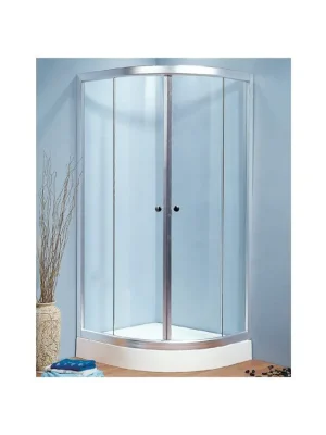 Sprchový kout 80x90cm GLASS EDITION čtrrtkruh ATYP + vanička Objednat Nyní