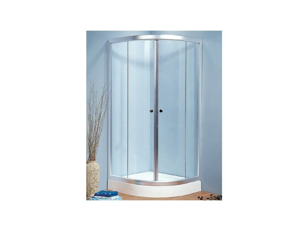 Sprchový kout 80x90cm GLASS EDITION čtrrtkruh ATYP + vanička Objednat Nyní