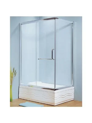 Sprchový kout 80x120cm GLASS EDITION obdélník ATYP + vanička Hit Sezóny