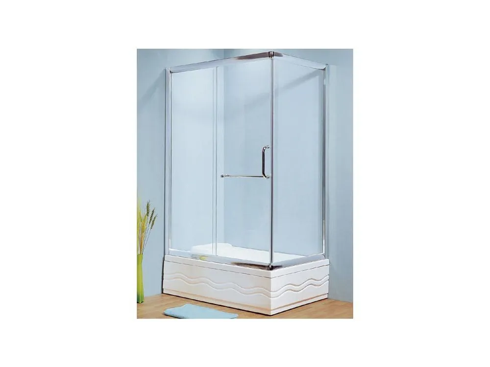 Sprchový kout 80x120cm GLASS EDITION obdélník ATYP + vanička Hit Sezóny