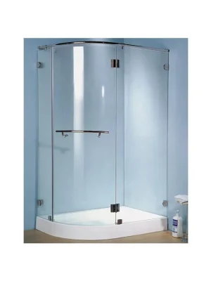 Odeslání Ihned Sprchový kout 80x120cm GLASS EDITION čtvrtkruh ATYP + vanička