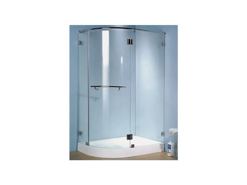 Odeslání Ihned Sprchový kout 80x120cm GLASS EDITION čtvrtkruh ATYP + vanička