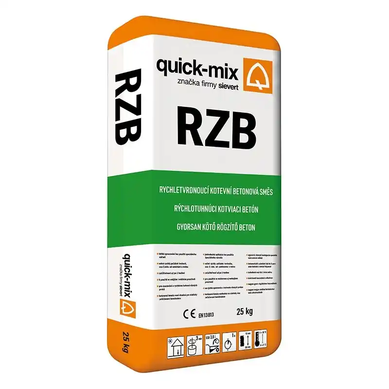 QUICK-MIX RZB rychletuh.kotevní beton 25kg (48) Cenová Bomba