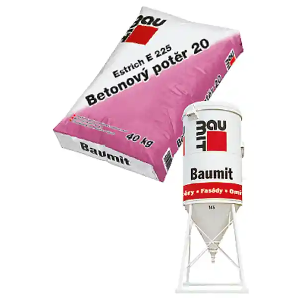 Cenový Hit BAUMIT betonový potěr 20 25kg (E 225) (54)