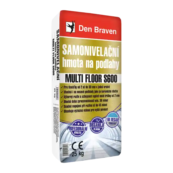 Sezónní Sleva DB MULTI FLOOR S600 samoniv.hmota na podlahy 25kg (42) šedá