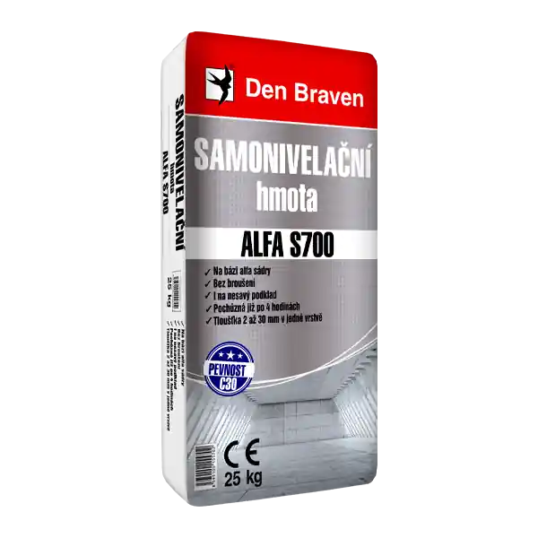 DB ALFA S700 samoniv.hmota 25kg (42) šedá Top Prodej