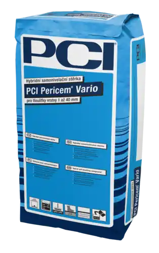 Značkový PCI Pericem Vario hybridní samoniv.podlah.stěrka 1-40mm 25kg (42)